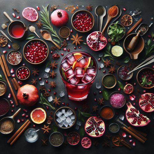 Dazzle Your Taste Buds with Refreshing Iced Hibiscus Tea and Pomegranate Blend Recipe!