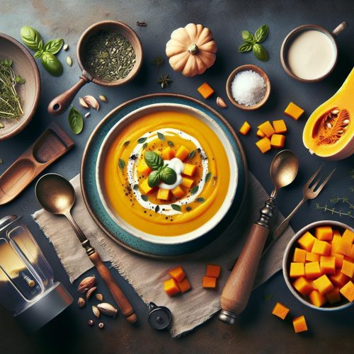Savory Butternut Squash Purée Soup: Perfect Autumn Recipe for Comfort
